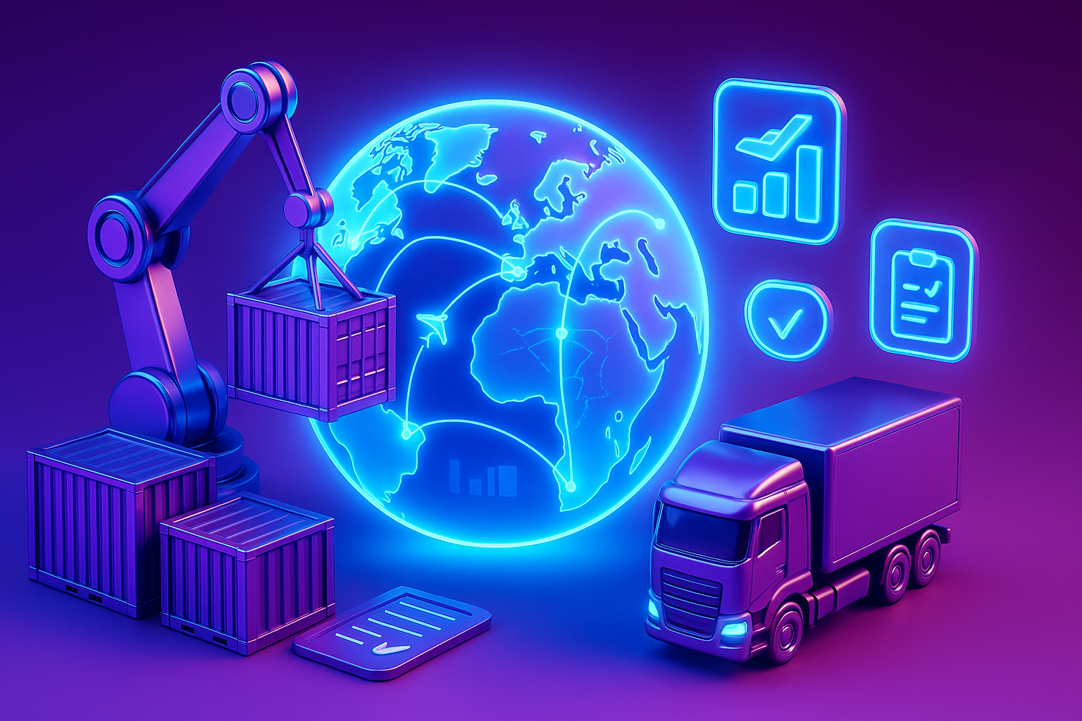 Automatización con IA en el comercio internacional